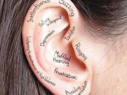 Hearing loss symptom graphic